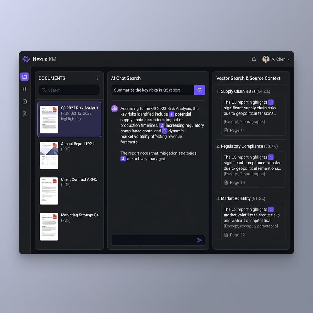 Screenshot of Enterprise RAG Systems
